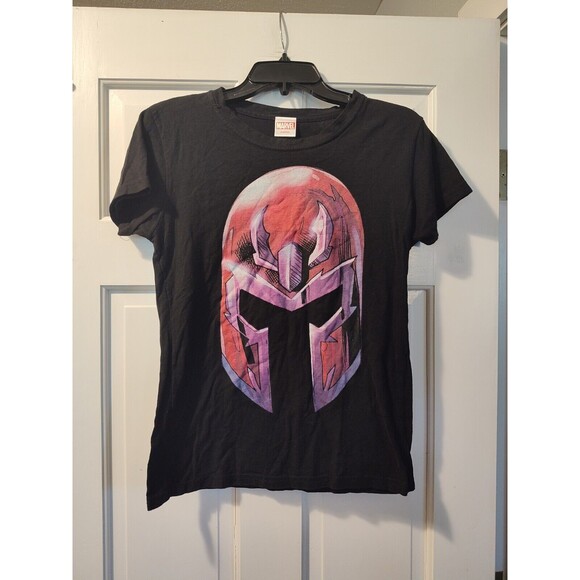 Tultex Marvel Youth Size Large Magneto Graphic Black T Shirt Fast Shipping - Picture 6 of 13